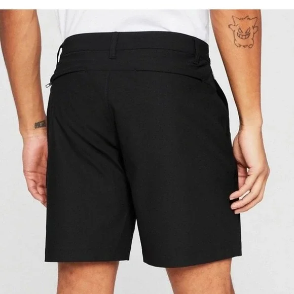 Fabletics Mens Black The Don Short 8" Inseam 4-Way Stretch NWT - Size 35 - Picture 2 of 11